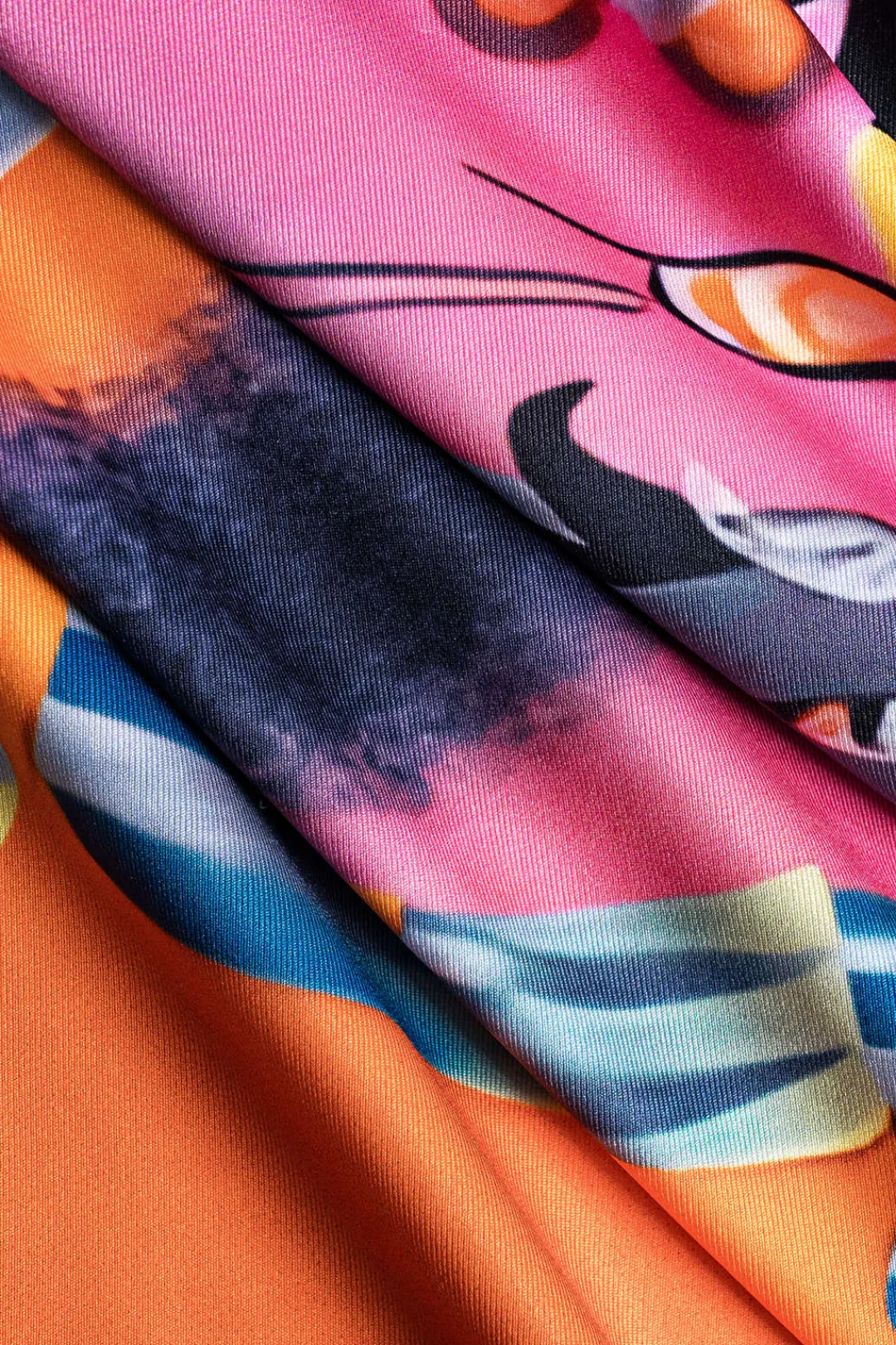 MICAS Long Sleeve Dresses|Midi Dresses-Abstract Print Long Sleeve Bodycon Midi Dress MULTICOLOR