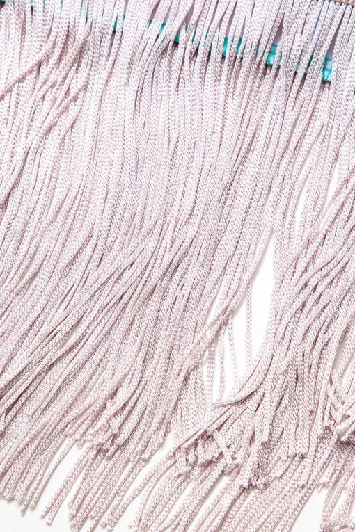 MICAS Swimwear-Abstract Printed Fringe Cover Up MULTICOLOR
