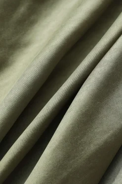 MICAS Skirts-Asymmetric Hem Slit Button Deco Skirt