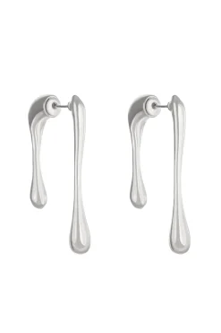 MICAS Earrings|Accessories-Asymmetrical Droplet Earrings GOLD