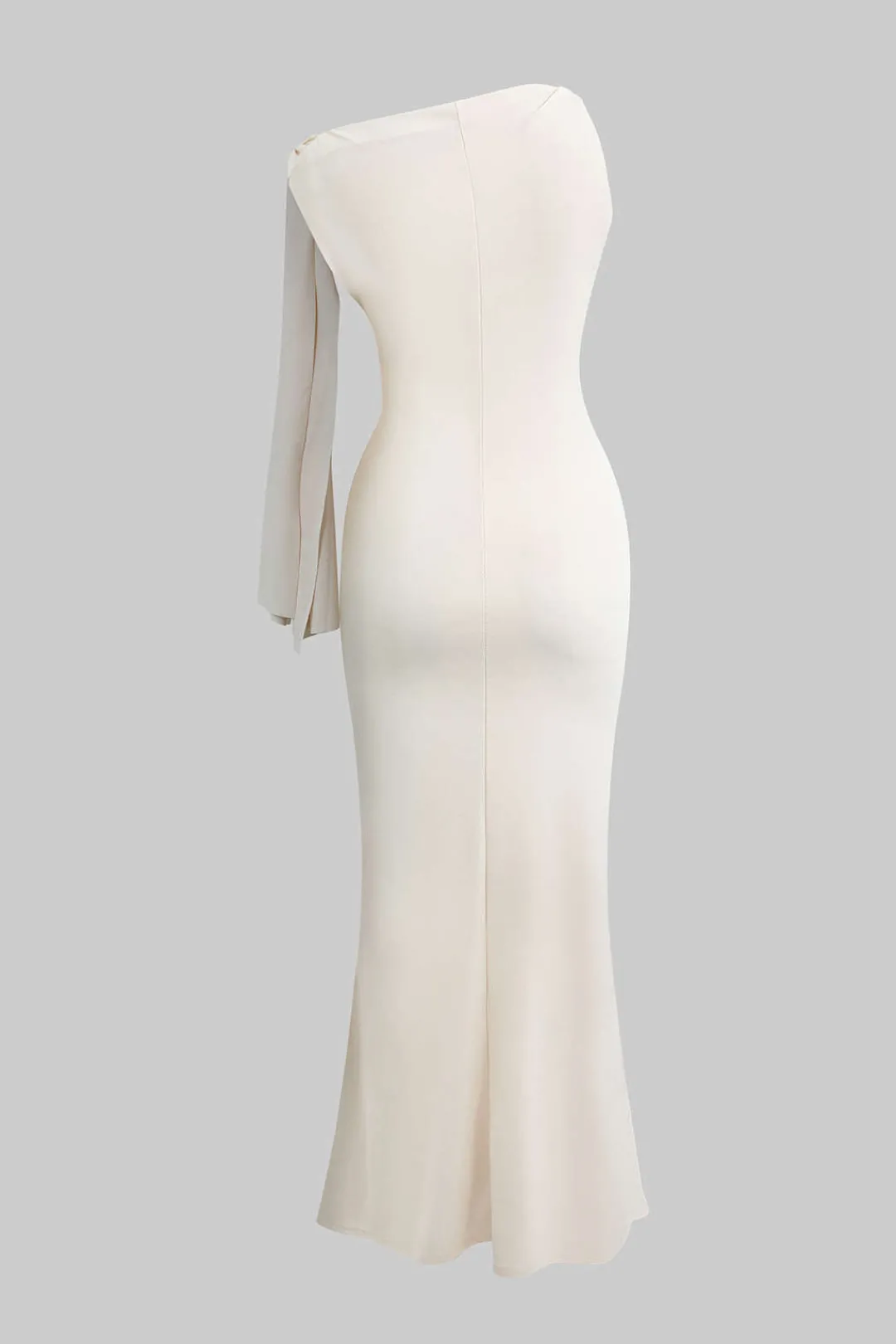 MICAS Maxi Dresses-Asymmetrical Twist Knot Mermaid Maxi Dress