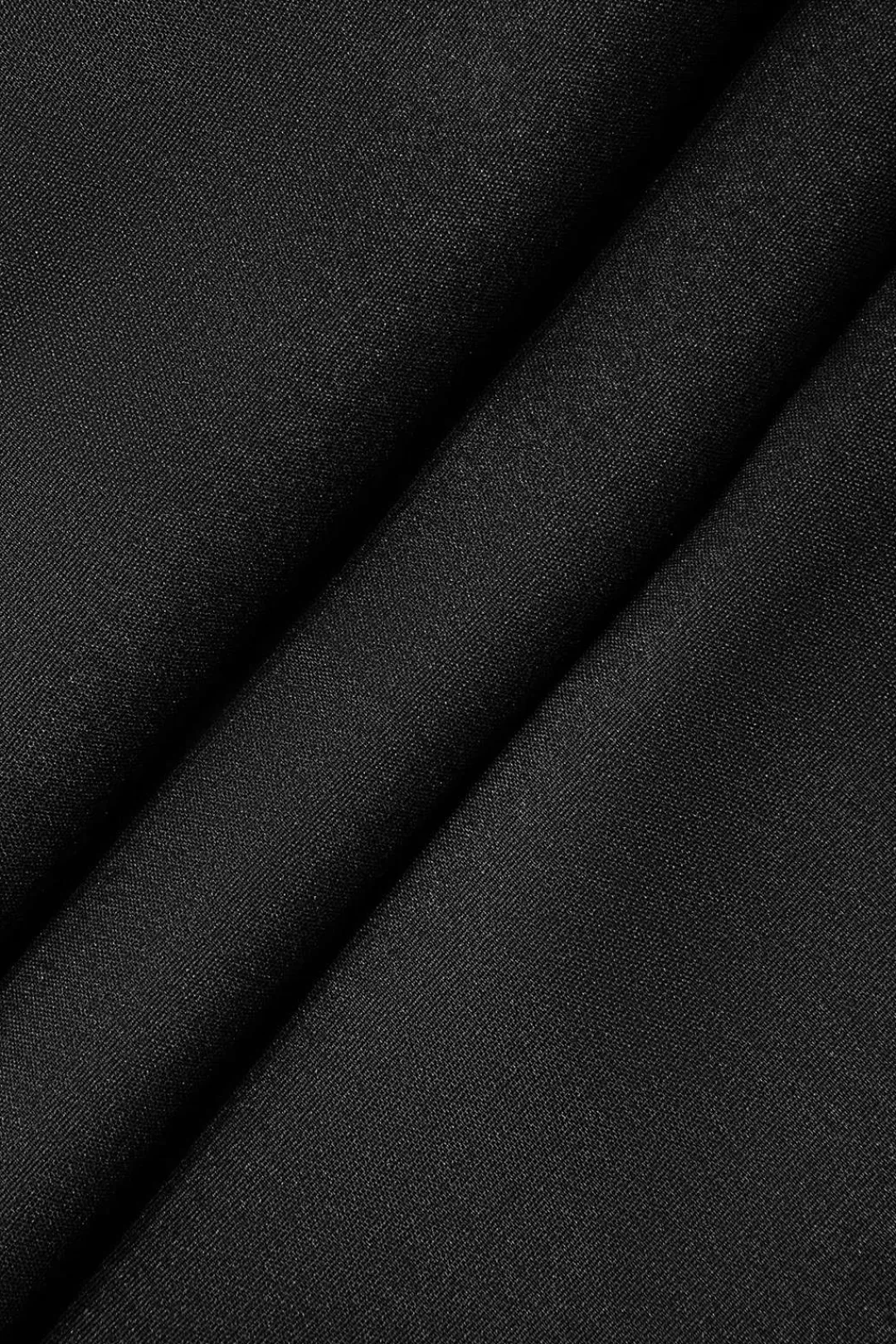 MICAS Midi Dresses-Basic Solid Corset Midi Dress BLACK