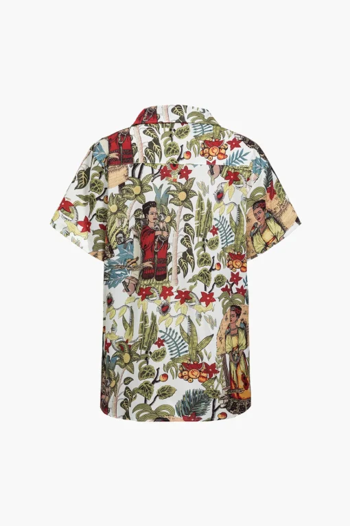 MICAS Blouses & Shirts-Boho Print Short-Sleeve Shirt MULTICOLOR