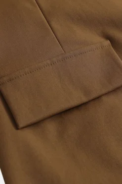 MICAS Skirt Sets-Button Detail Fake Pocket Skirt Set OLIVE