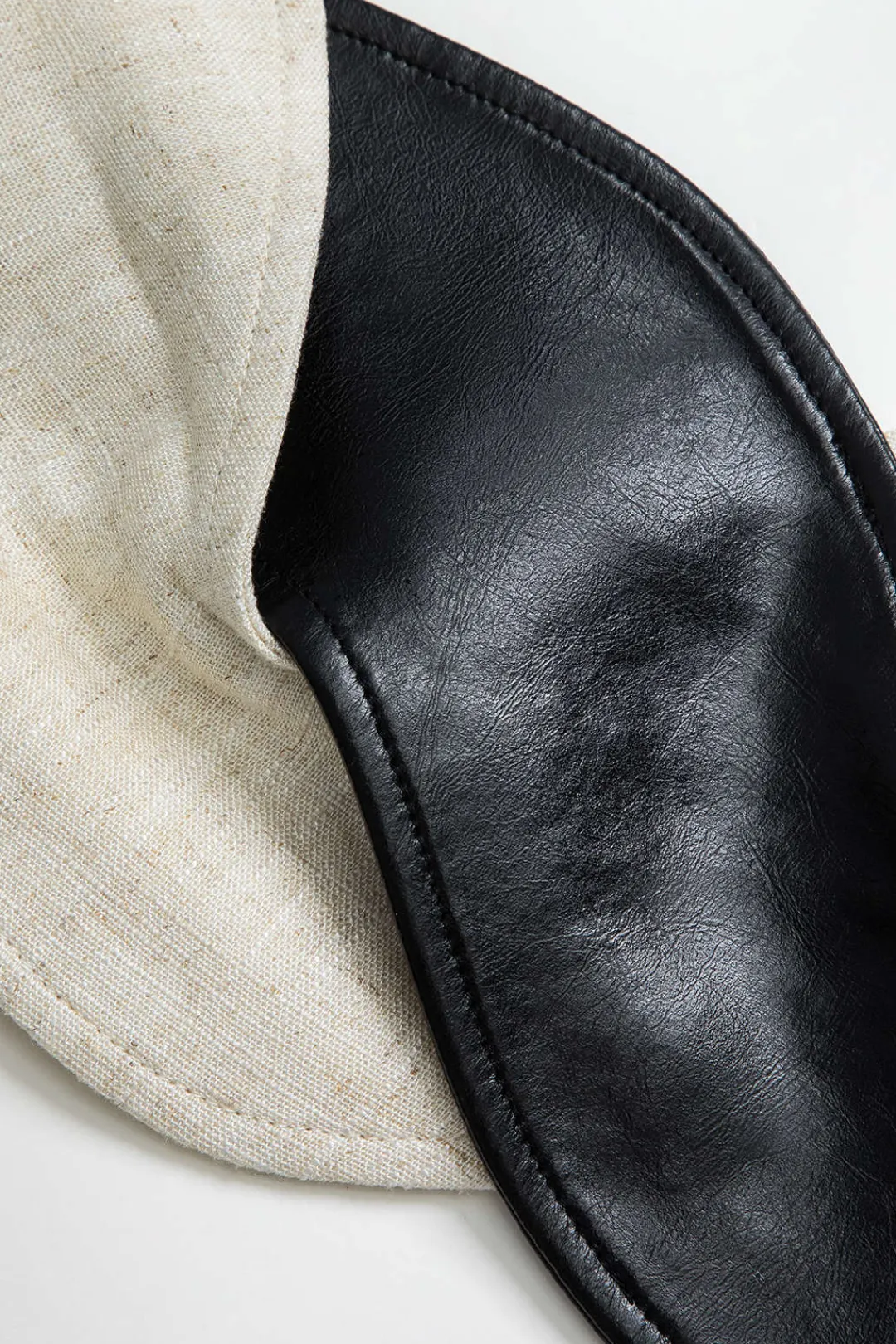 MICAS Tube Tops-Color Block Patchwork Asymmetrical Design Tube Top BEIGE