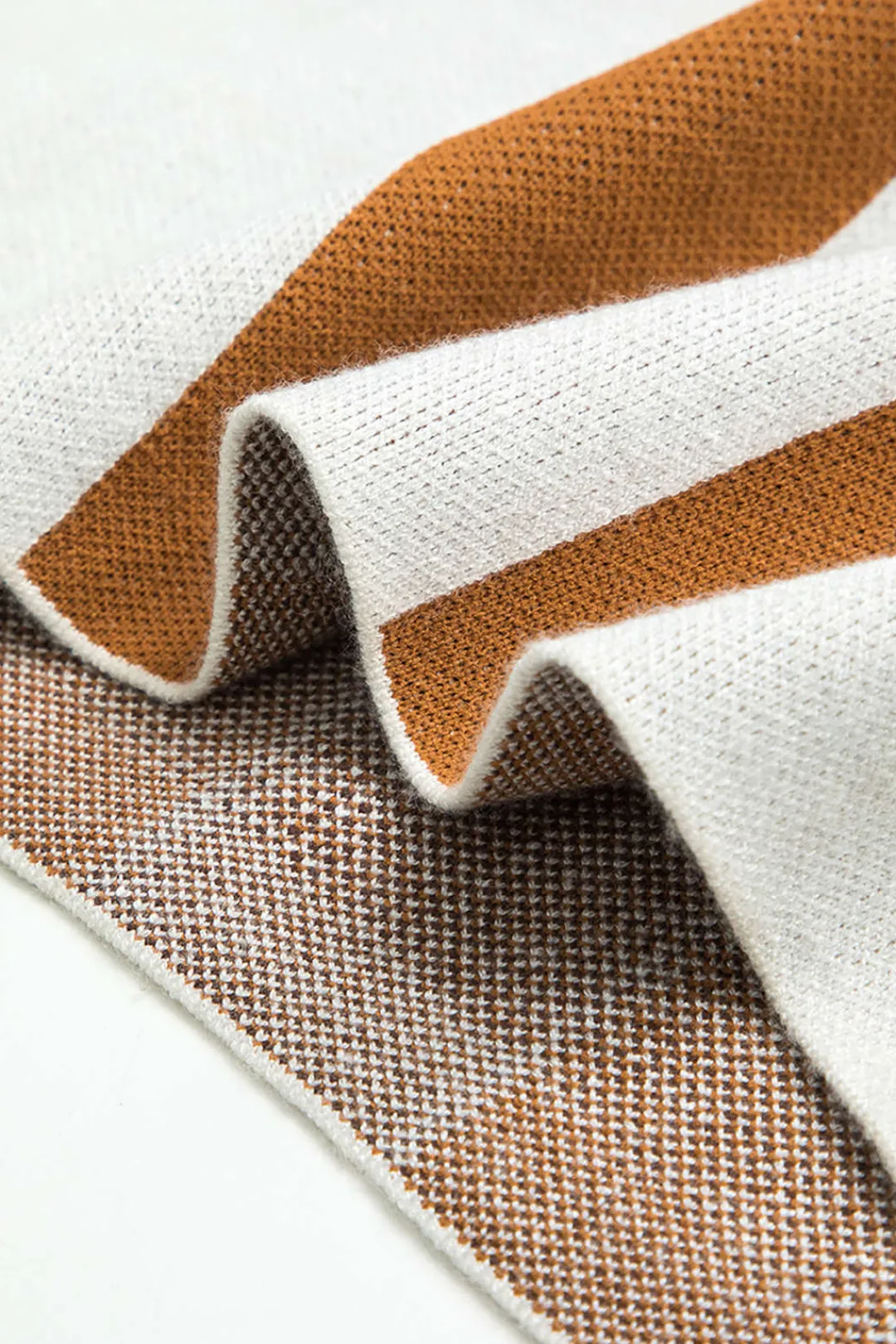 MICAS Knit Dresses-Color Block Print Knit Slip Maxi Dress Contrast Color