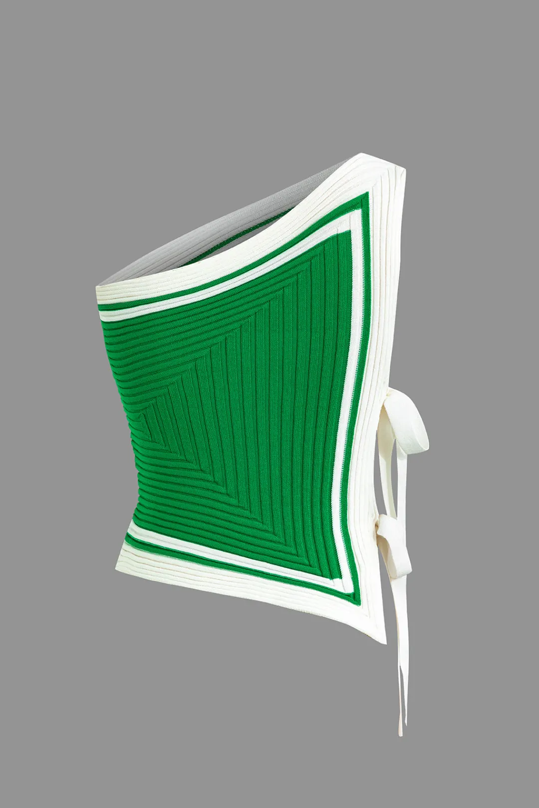 MICAS Knitwear|Vacation Sets-Color Block Print Knit Tie Side Asymmetrical Mini Skirt Set