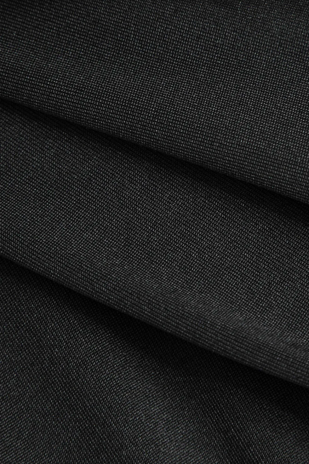 MICAS Mini Dresses-Color Block Ruched Strapless Mini Dress BLACK