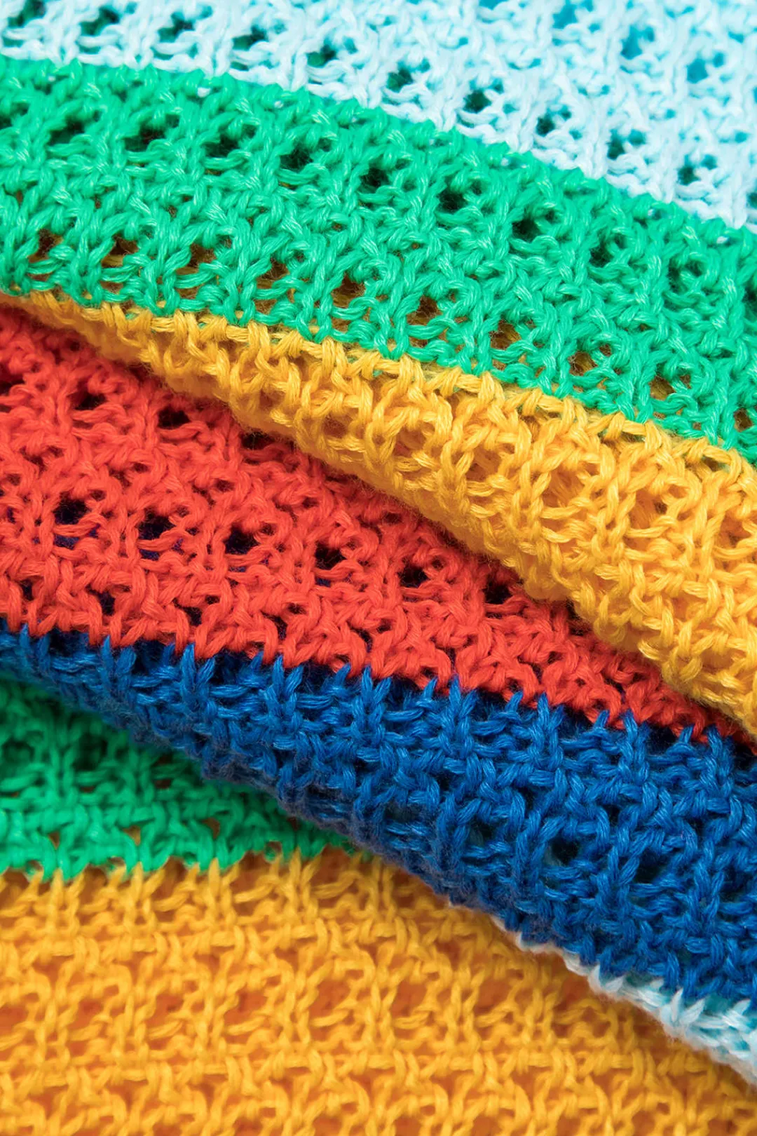 MICAS Knit Dresses-Contrast Hollow Out Tank Mini Dress MULTICOLOR