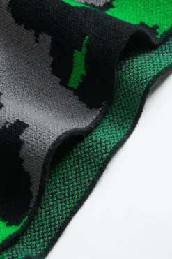 MICAS Knit Tops-Contrast Knit Tank Top GRAY