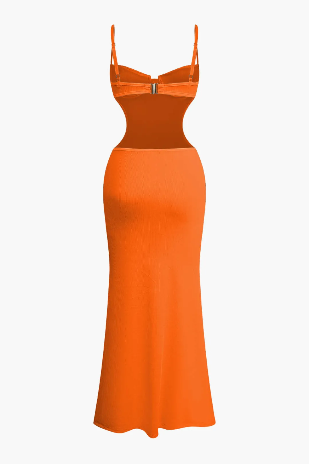 MICAS Maxi Dresses-Cut Out Backless Bustier Slip Maxi Dress