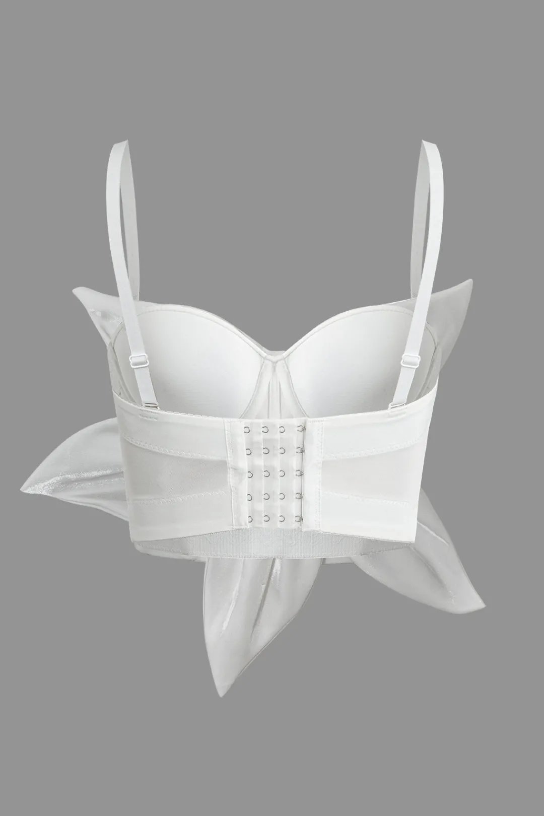 MICAS Corset & Bustier Tops-3D Floral Hook And Eye Corset Top