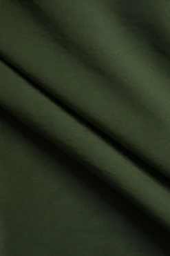 MICAS Skirts-Denim Patchwork Skirt MILITARY