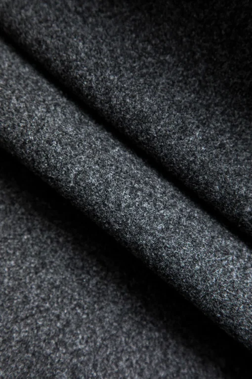 MICAS Outerwear|Outerwear-Double-Breasted Jacket DARK GRAY