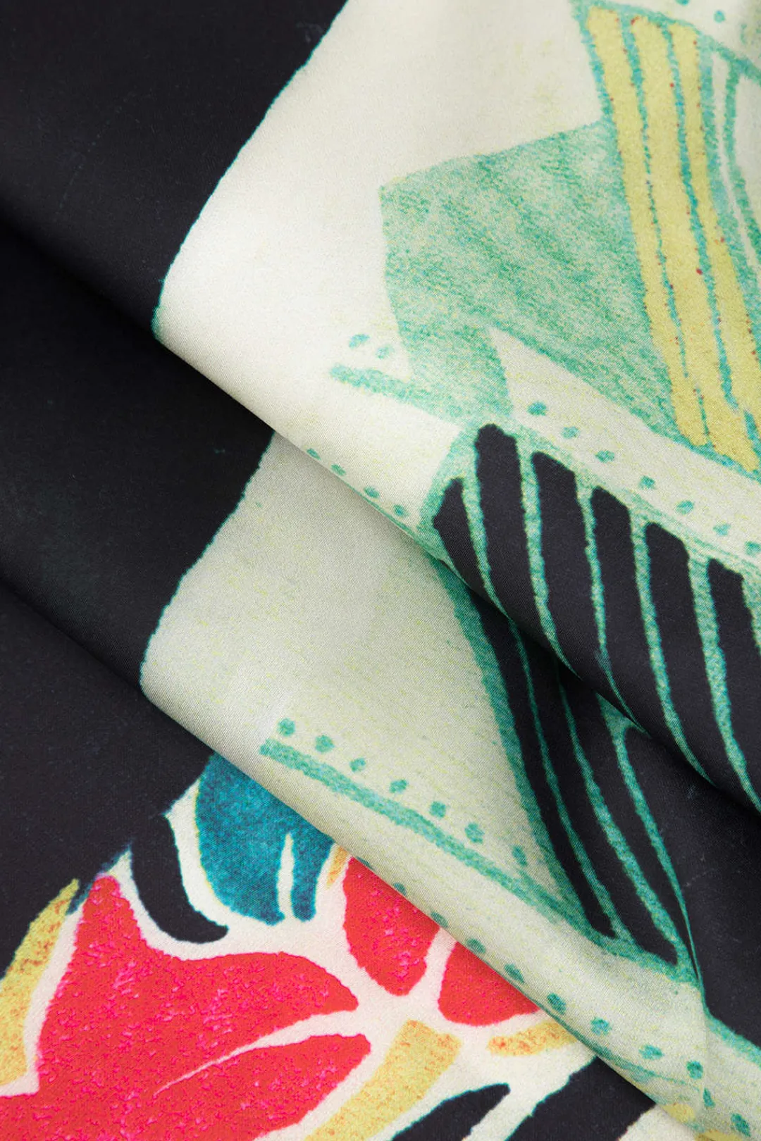 MICAS Pants-Floral Print High Waisted Straight Leg Pants