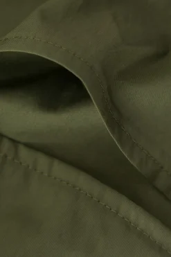 MICAS Skirts-Foldover Waist Slit Cargo Skirt