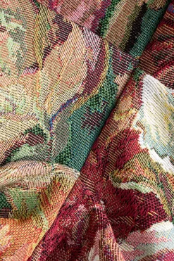 MICAS Long Sleeve Tops|Long Sleeves Tops-Jacquard Patchwork Zipper Long-Sleeve Top MILITARY