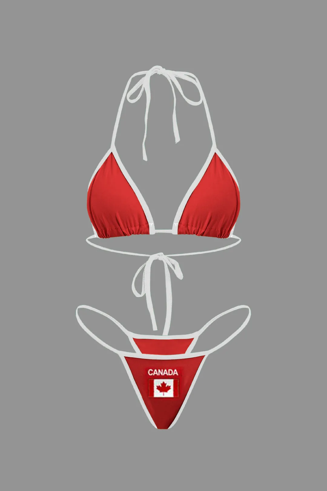 MICAS Swimwear|Vacation Sets-JAMAICA Embroidered Contrast Bikini Set