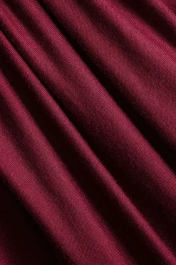 MICAS Bodysuits-Knit Ruched Long Sleeve Bodysuit