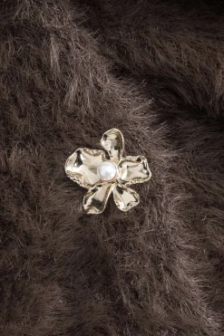 MICAS Outerwear|Knitwear-Knitted Button Long-Sleeve Cardigan COFFEE