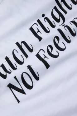 MICAS T-Shirts-Letter Print Sleeveless T-shirt