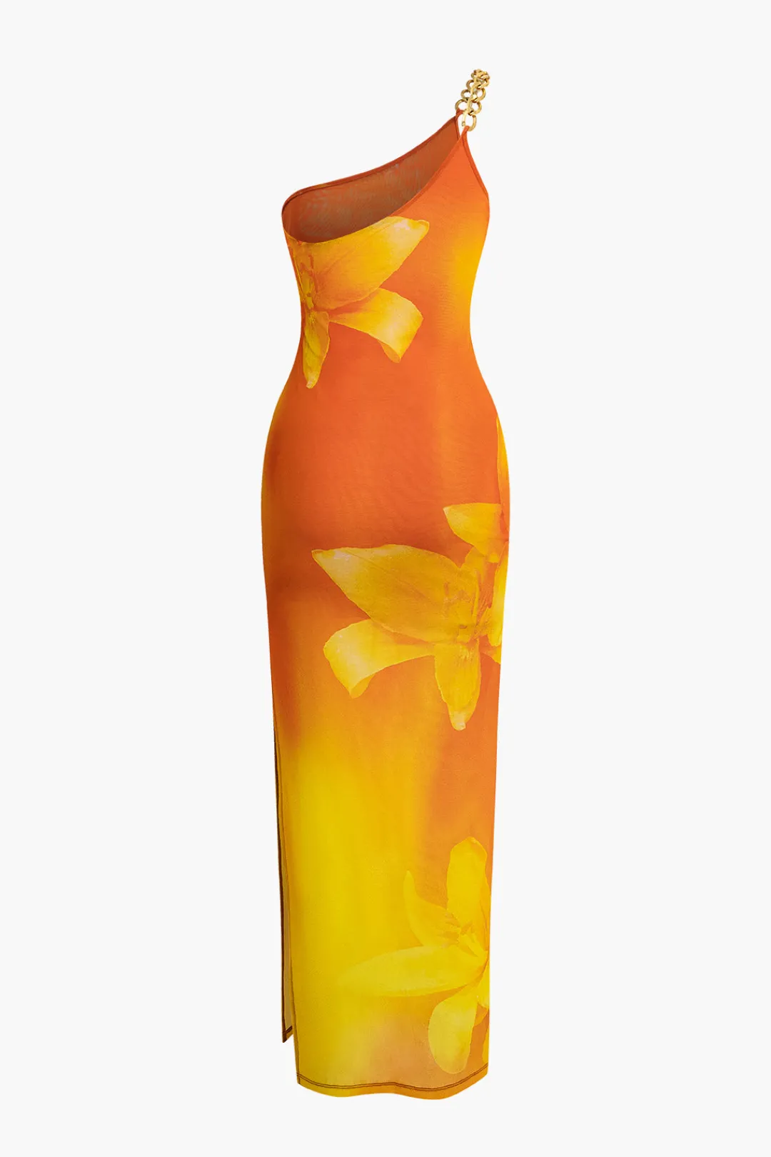 MICAS Maxi Dresses-Lily Print Asymmetric One Shoulder Maxi Dress MULTICOLOR