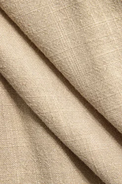 MICAS Skirts-Linen Disc Tassel Skirt BEIGE