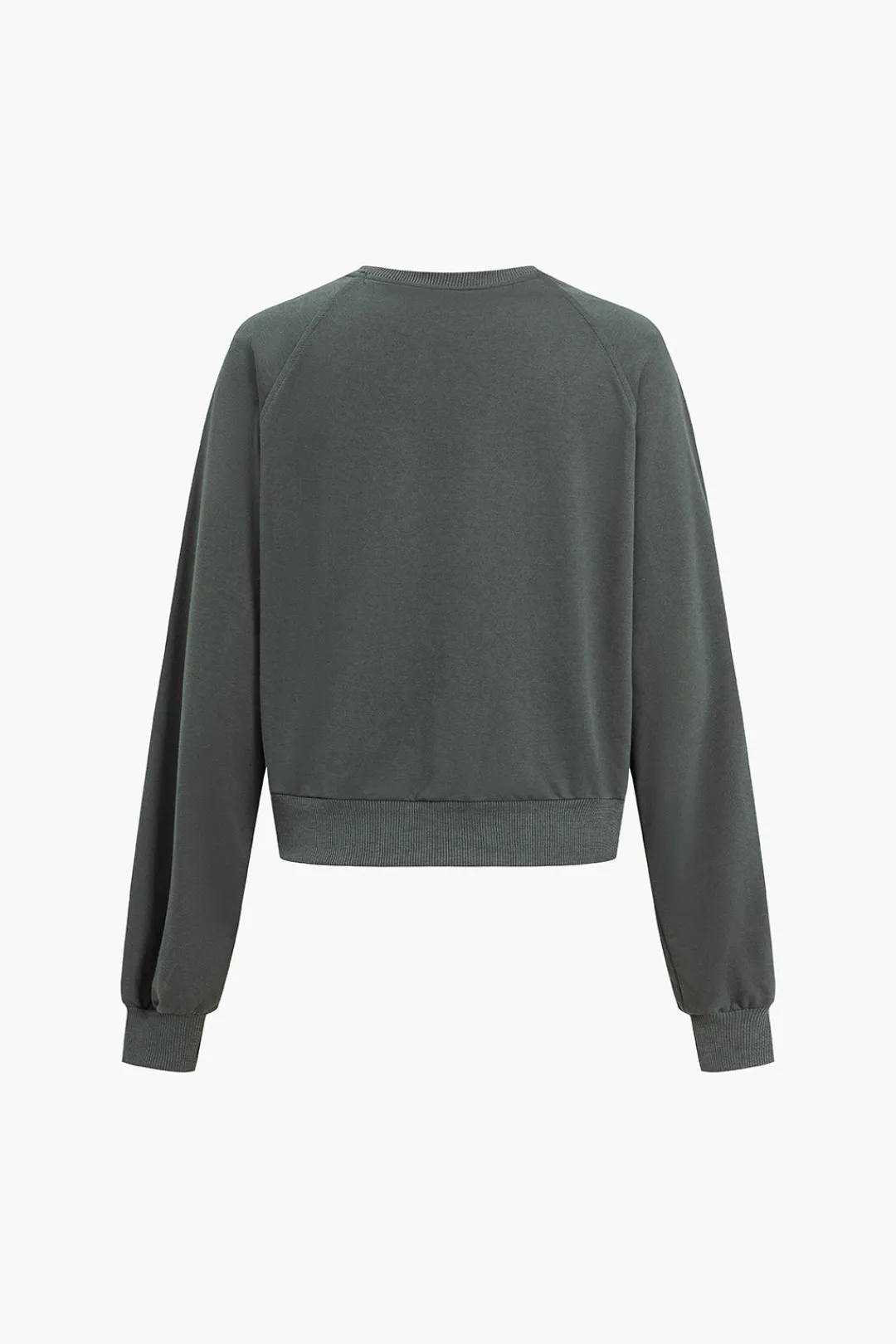 MICAS Skirt Sets-Long Sleeve Top And Pleated Skirt Set DARK GRAY