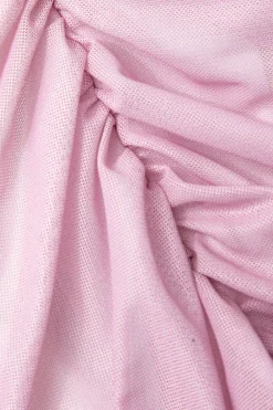 MICAS Maxi Dresses-Mesh Ruched Cami Maxi Dress