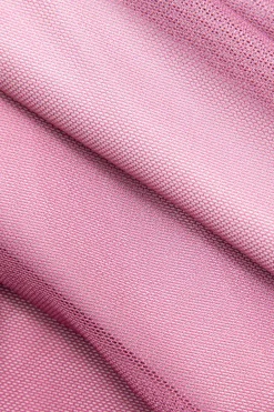 MICAS Maxi Dresses-Mesh Ruched Cami Maxi Dress