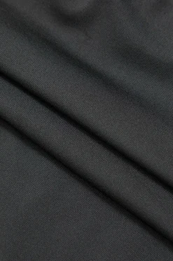 MICAS Long Sleeve Tops|Long Sleeves Tops-Mock Neck Faux Leather Paneled Long Sleeve Bodysuit