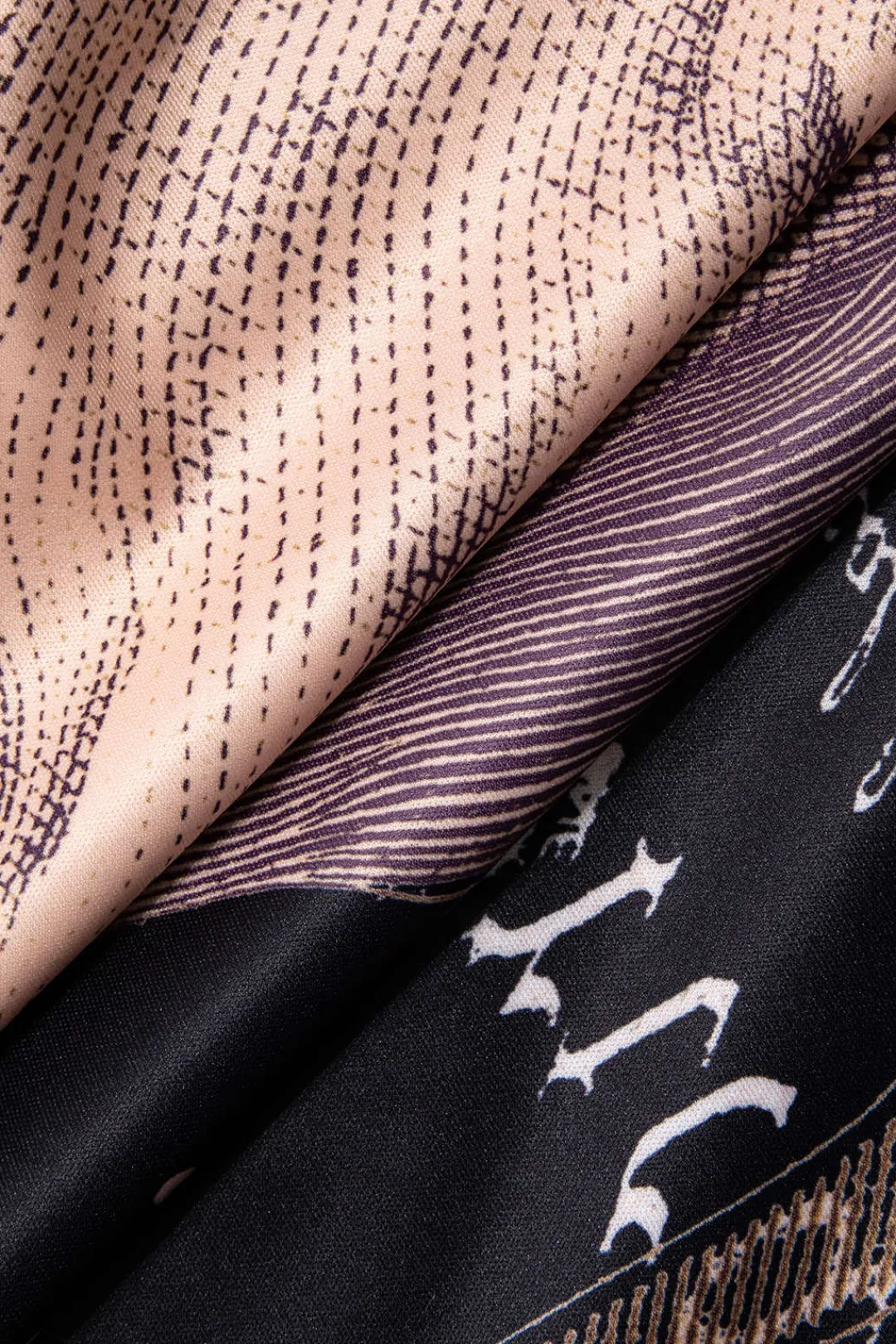 MICAS Skirt Sets-Money Pattern Tassel Skirt Set BLACK