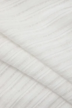 MICAS Long Sleeve Tops|Long Sleeves Tops-Off Shoulder Asymmetric Long Sleeve Top WHITE