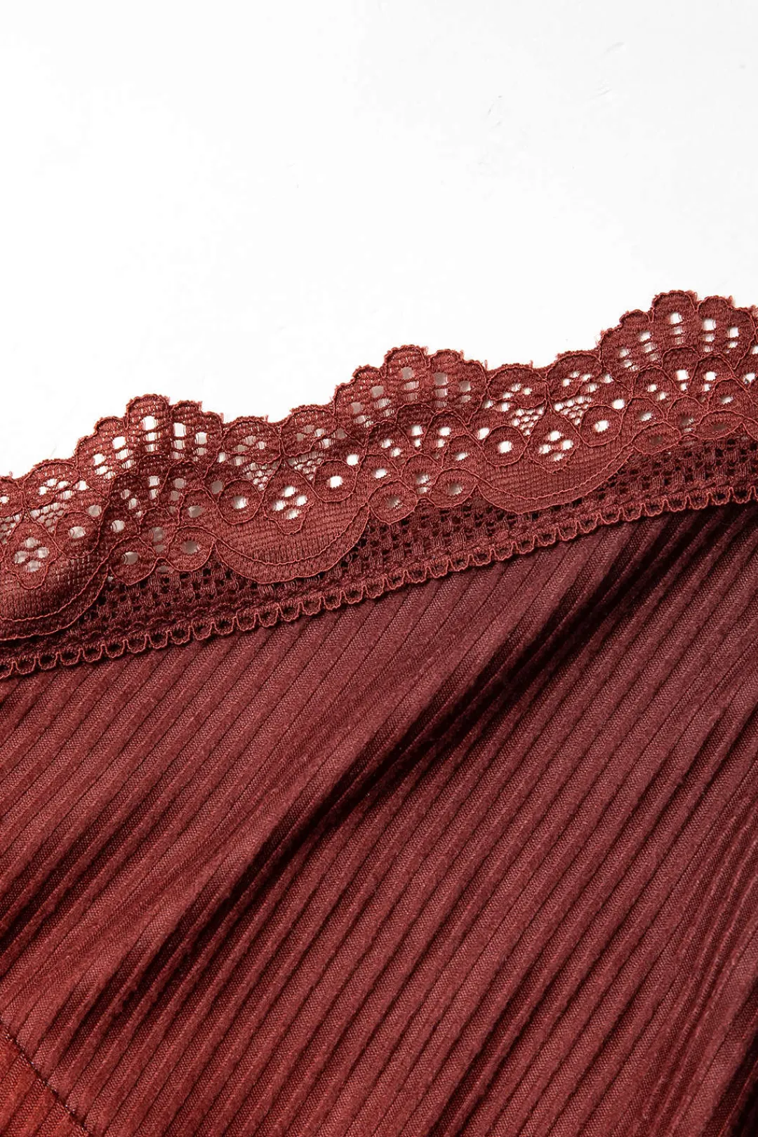 MICAS Mini Dresses-Ombre Lace Trim Mini Dress MULTICOLOR