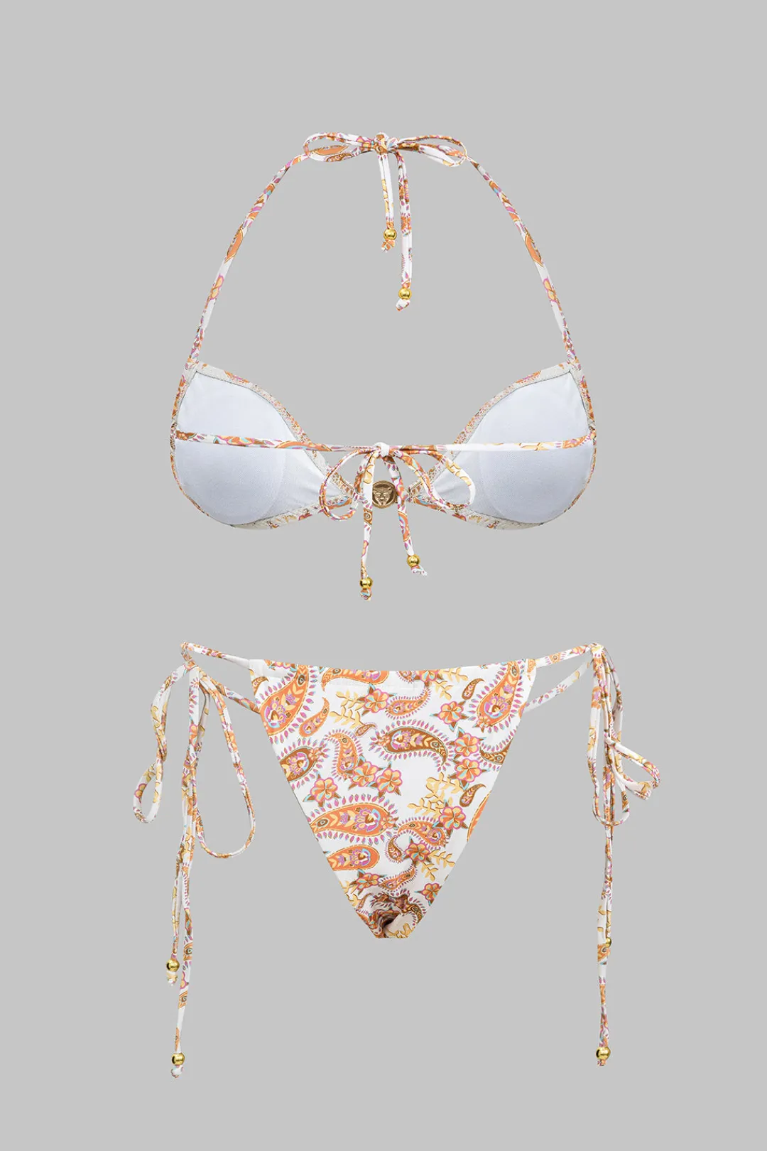 MICAS Swimwear-Paisley Print Tie-Up Bikini Set MULTICOLOR