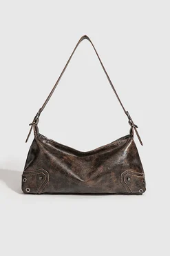 MICAS Bags|Accessories-Retro Design Cross-Body Bag COFFEE