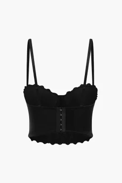 MICAS Corset & Bustier Tops|Tank Tops & Cami-Rhinestone Lace Bustier Cami Top