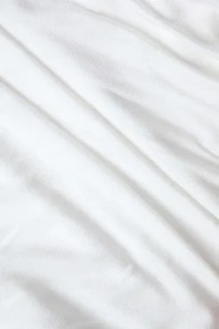 MICAS Long Sleeve Tops|Long Sleeves Tops-Ruched Asymmetrical Off Shoulder Long-Sleeve Top WHITE