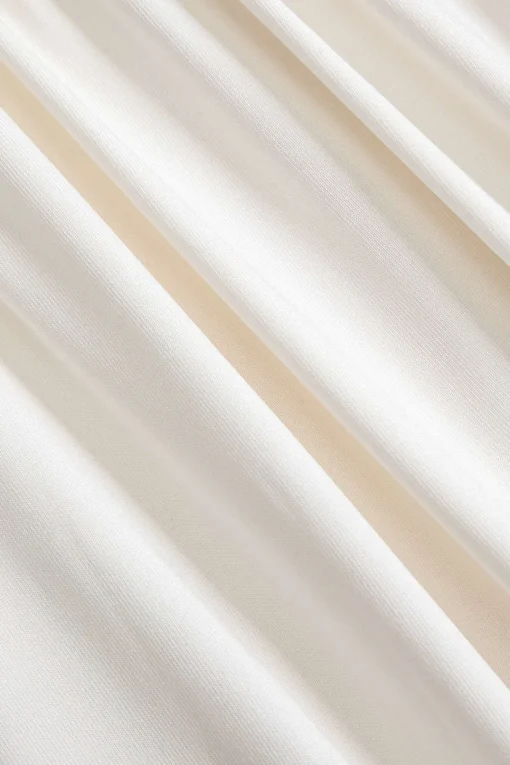 MICAS Long Sleeve Dresses|Maxi Dresses-Ruched Backless Maxi Dress BEIGE