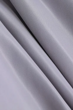 MICAS Outerwear|Outerwear-Ruched Detail Cropped Jacket LIGHT GRAY