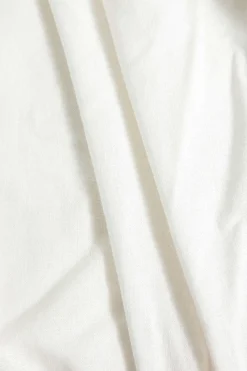 MICAS Long Sleeve Tops|Long Sleeves Tops-Ruffle Long-Sleeve Shirt WHITE