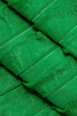 MICAS Mini Dresses-Ruffled Halter Backless Deep V-neck Mini Dress