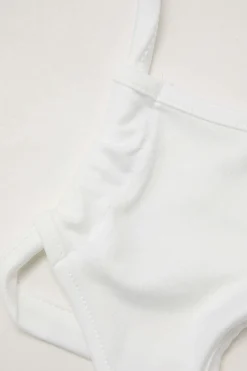 MICAS Tank Tops & Cami-Side Tie Halter Top WHITE