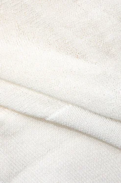MICAS Bodysuits-Solid Belted Back Tie Bodysuit IVORY