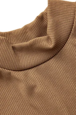 MICAS Tank Tops & Cami-Solid Mock Neck Tank Top