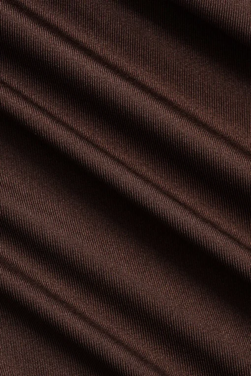 MICAS Maxi Dresses-Solid Tie Sleeveless Maxi Dress COFFEE