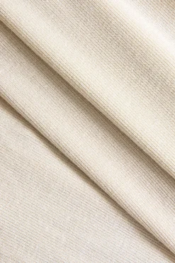 MICAS Long Sleeve Tops|Long Sleeves Tops-Solid Twist Knot Long-Sleeve Top BEIGE