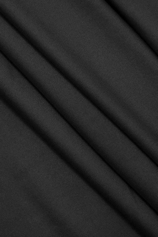 MICAS Long Sleeve Dresses|Maxi Dresses-Square Neck Long Sleeve Maxi Dress BLACK