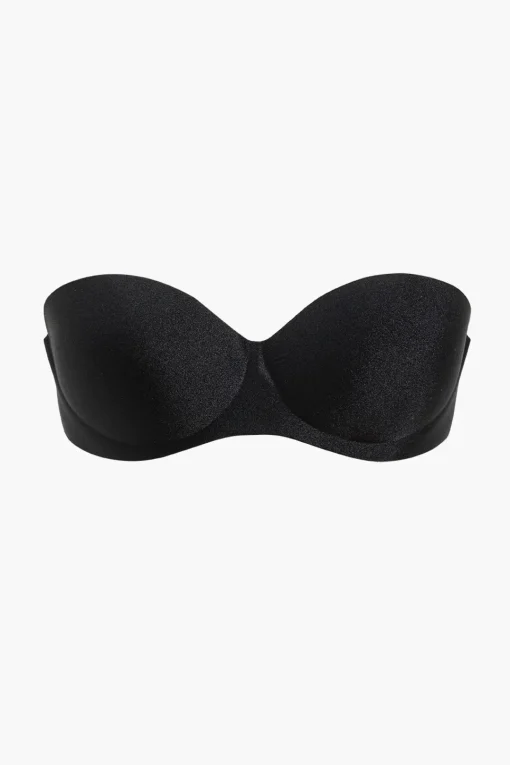 MICAS Lingerie & Sleepwear-Strapless Push Up Brassiere BLACK