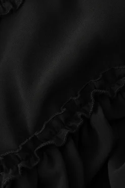 MICAS Tank Tops & Cami-Tie Front Sheer Ruffle Cami Top